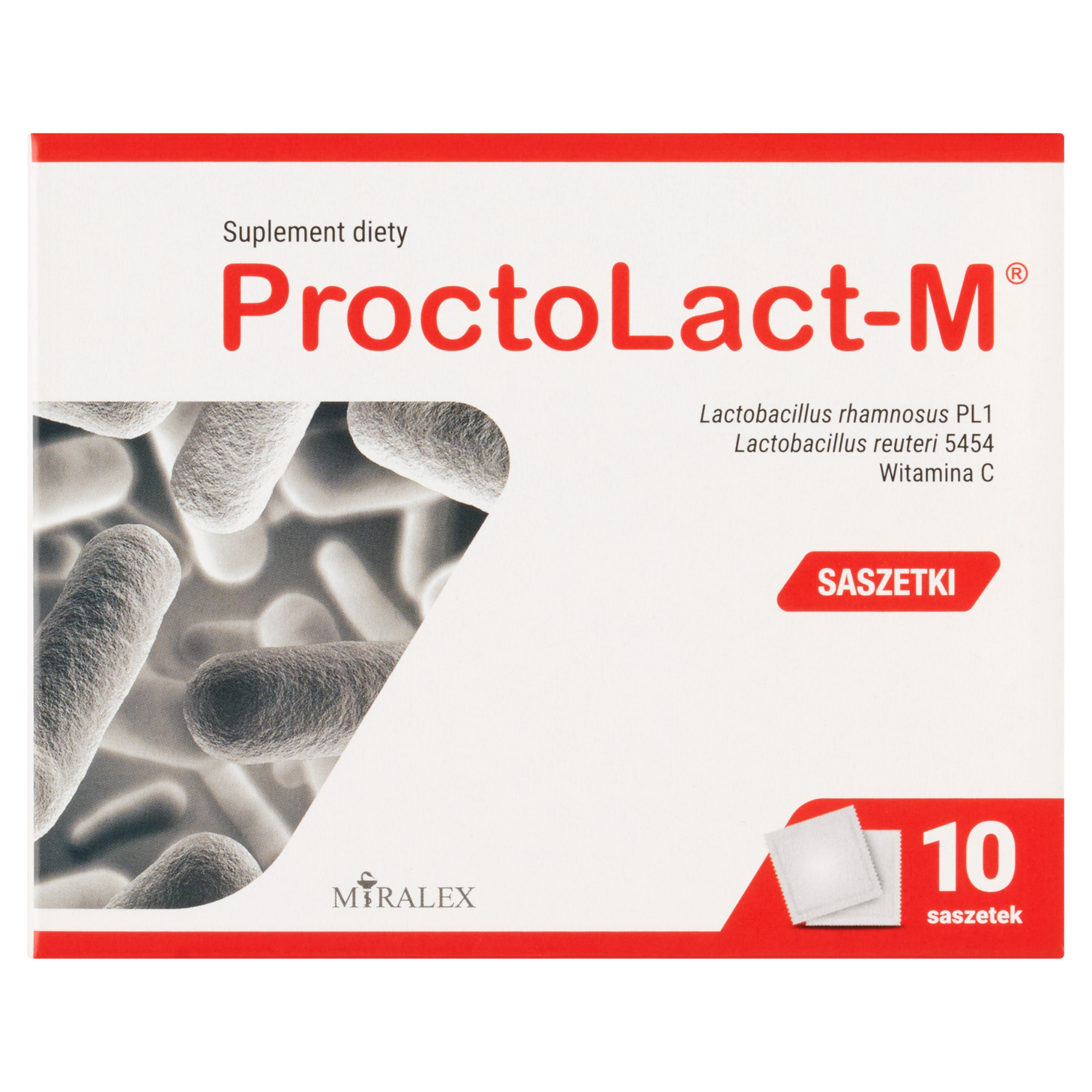 ProctoLact M, proszek w saszetkach, 10 sztuk zdjęcie