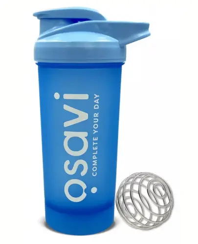 Osavi Shaker niebieski z kulką do precyzyjnego mieszania 700 ml zdjęcie
