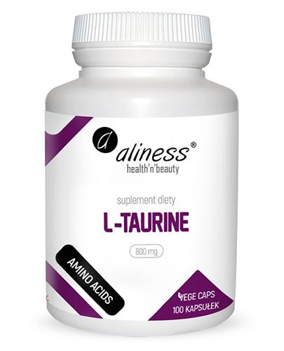 Aliness L-Taurine, 100 kaps., cena, opinie, stosowanie zdjęcie