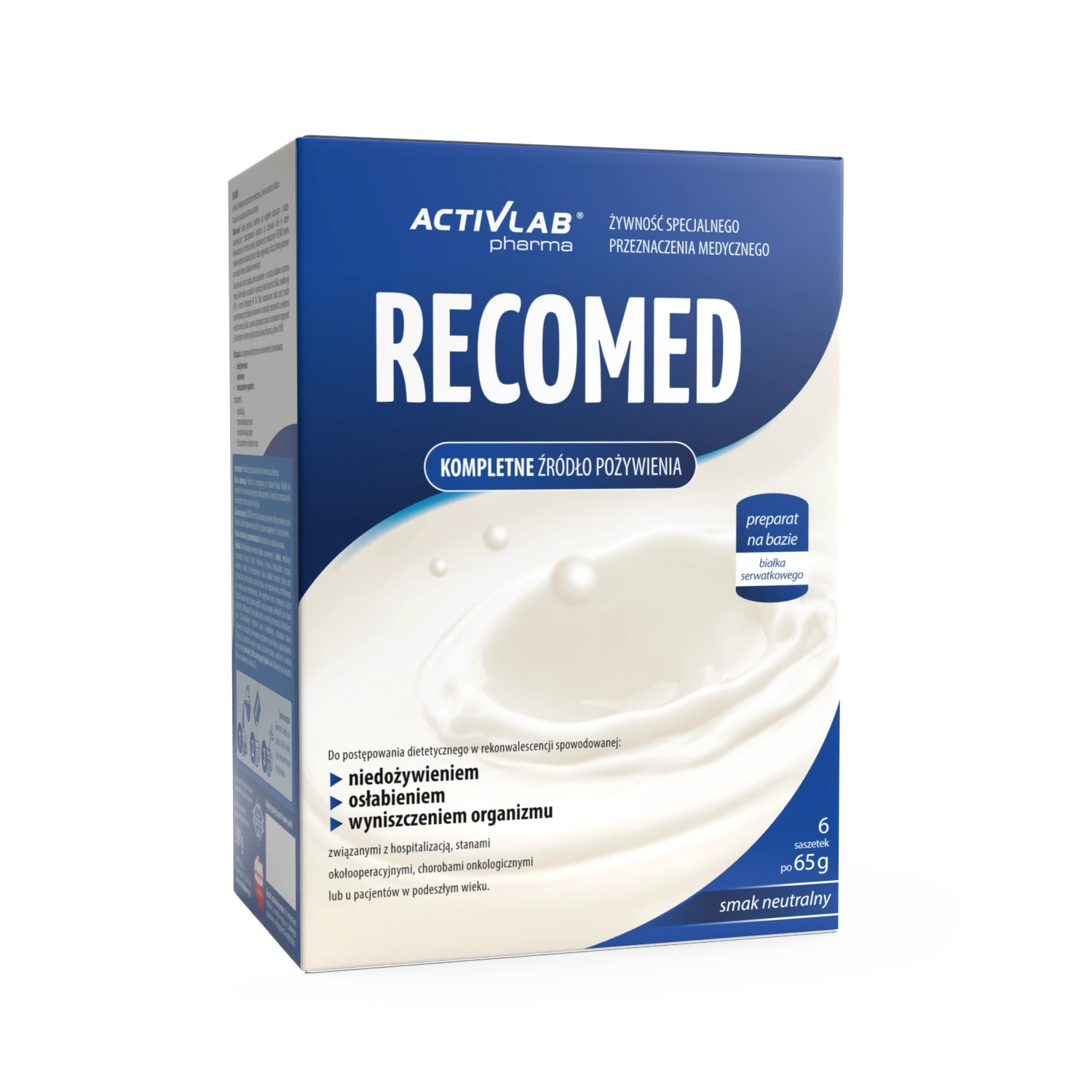 RecoMed Proszek o smaku neutralnym, saszetki, 6 sztuk zdjęcie