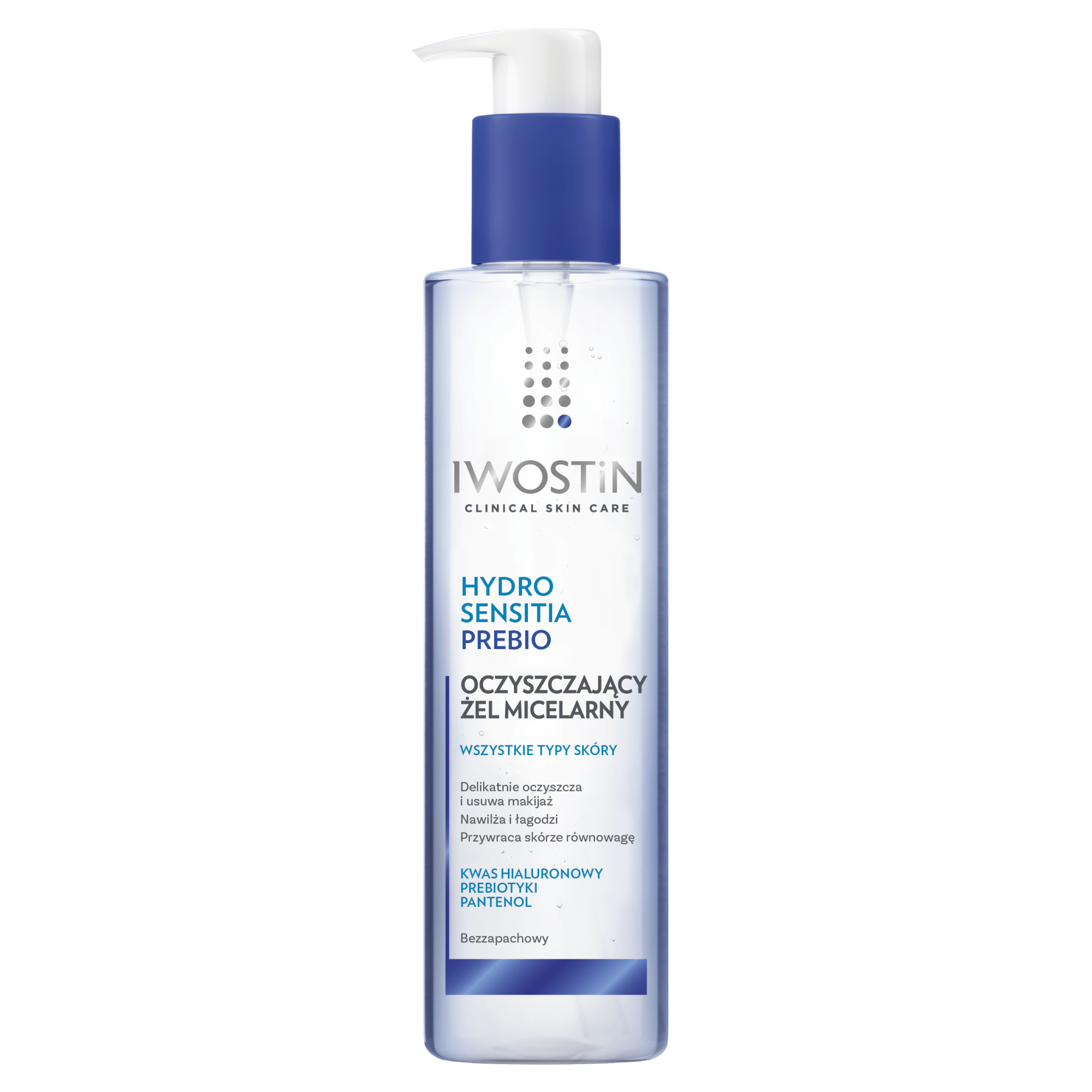Iwostin Hydro Sensitia Prebio Oczyszczający Żel micelarny, 200 ml, cena, opinie, skład  zdjęcie