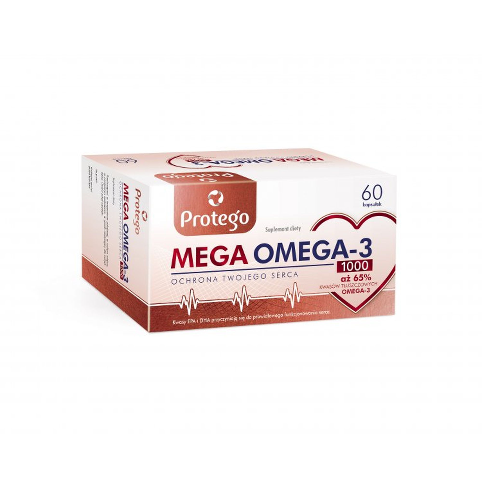 Protego Mega Omega-3 1000, 60 kapsułek zdjęcie