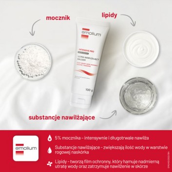 Emolium Intensive Pro Ultra Nawilżający Balsam, 100 g, cena, opinie, właściwości