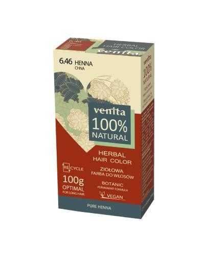 Venita Herbal Hair Color, ziołowa farba do włosów, 6.46 Chna, 100 g zdjęcie