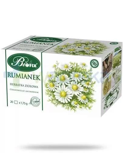 BiFix Rumianek herbatka ziołowa, torebki, 20 sztuk zdjęcie