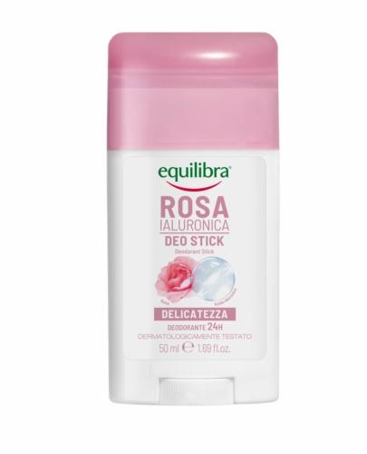EQUILIBRA Różany dezodorant w sztyfcie z kwasem hialuronowym, 50 ml zdjęcie