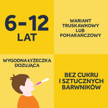 Nurofen dla dzieci Junior truskawkowy, (40 mg/ml), zawiesina doustna, 100 ml