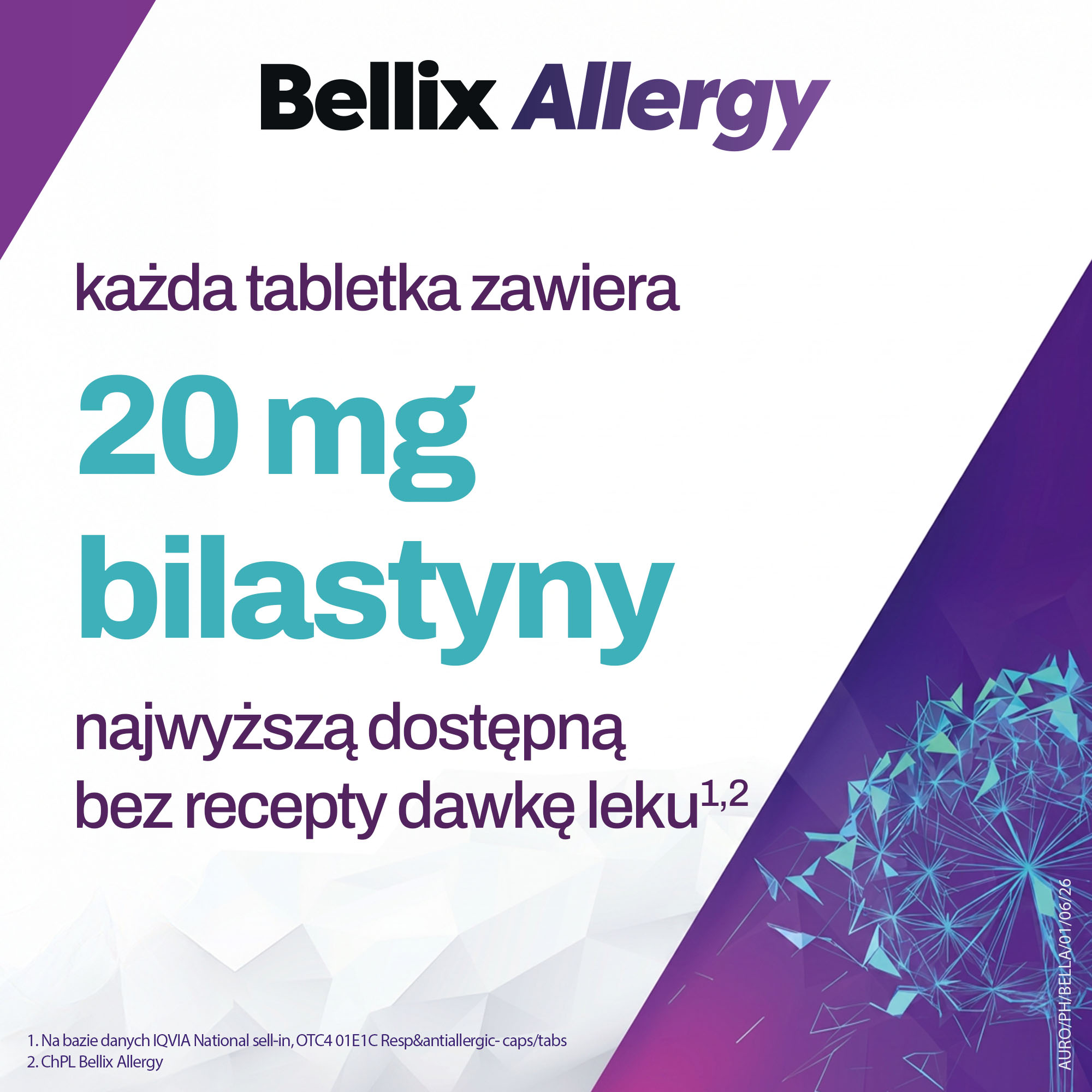 Bellix Allergy, 20 mg, tabletki, 10 sztuk