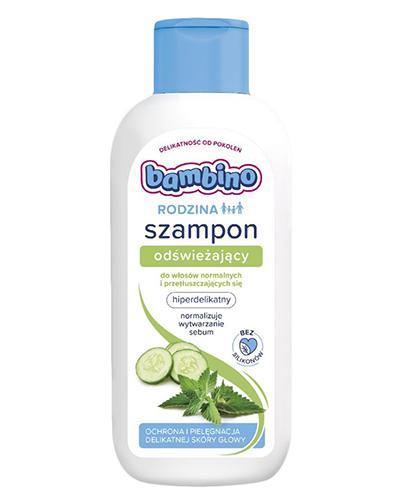 Bambino Rodzina Szampon odświeżający do włosów normalnych i przetłuszczających się - 400 ml - cena, opinie, skład zdjęcie