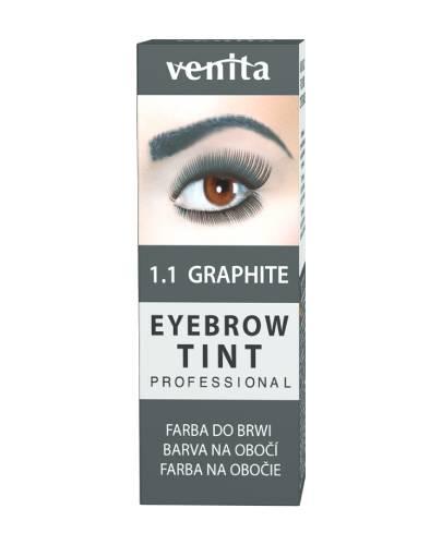 Venita, profesjonalna henna do brwi w proszku, 1.1 Grafit, 13 g zdjęcie