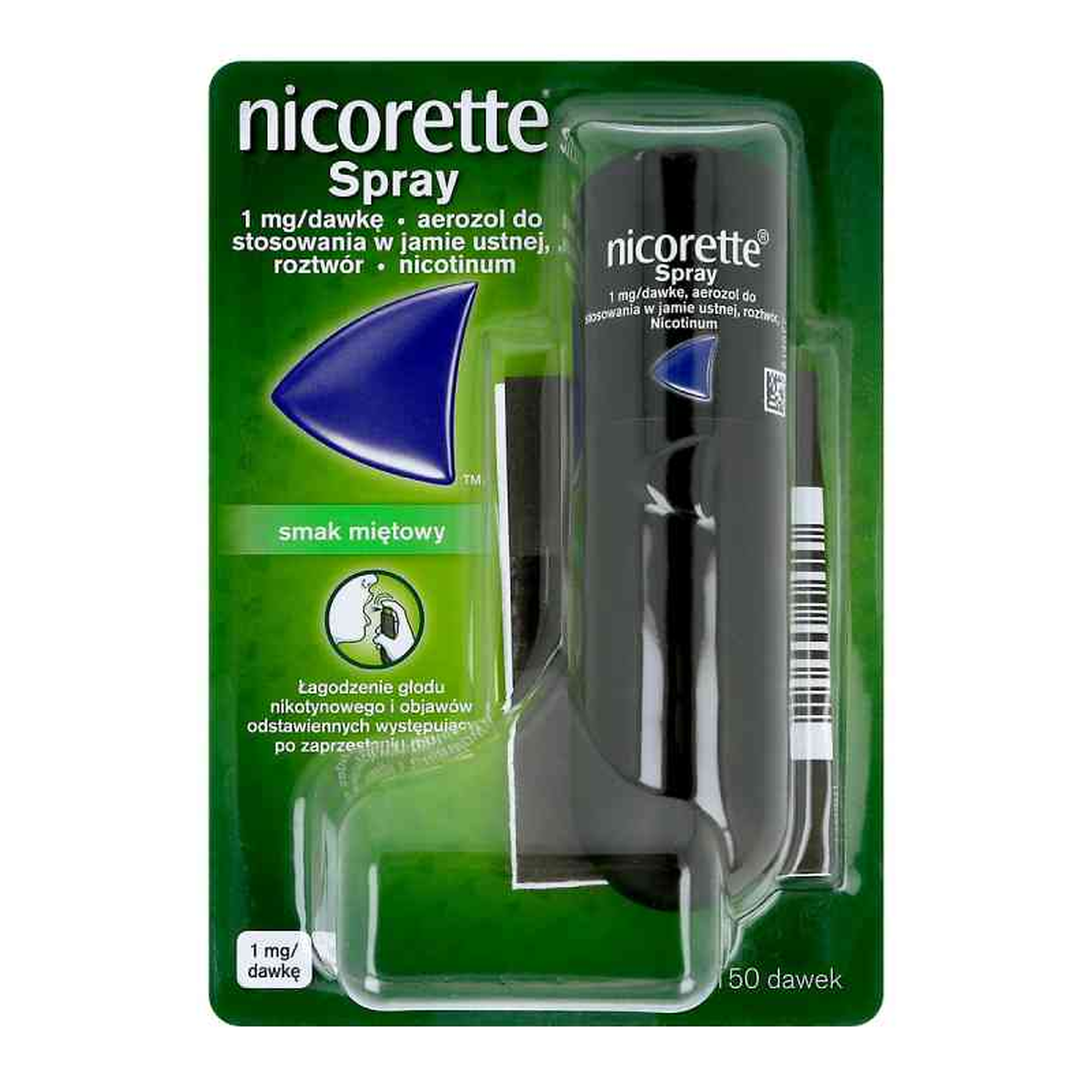 Nicorette Spray 1mg/dawkę 150 dawek, aerozol do ust 13,2 ml zdjęcie