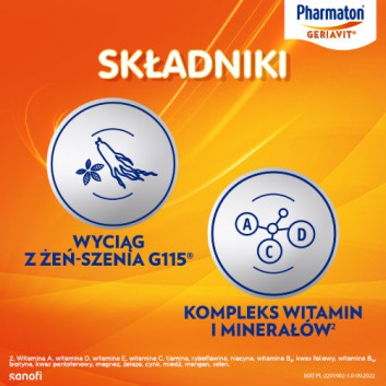 Pharmaton Geriavit 100 tabletek powlekanych
