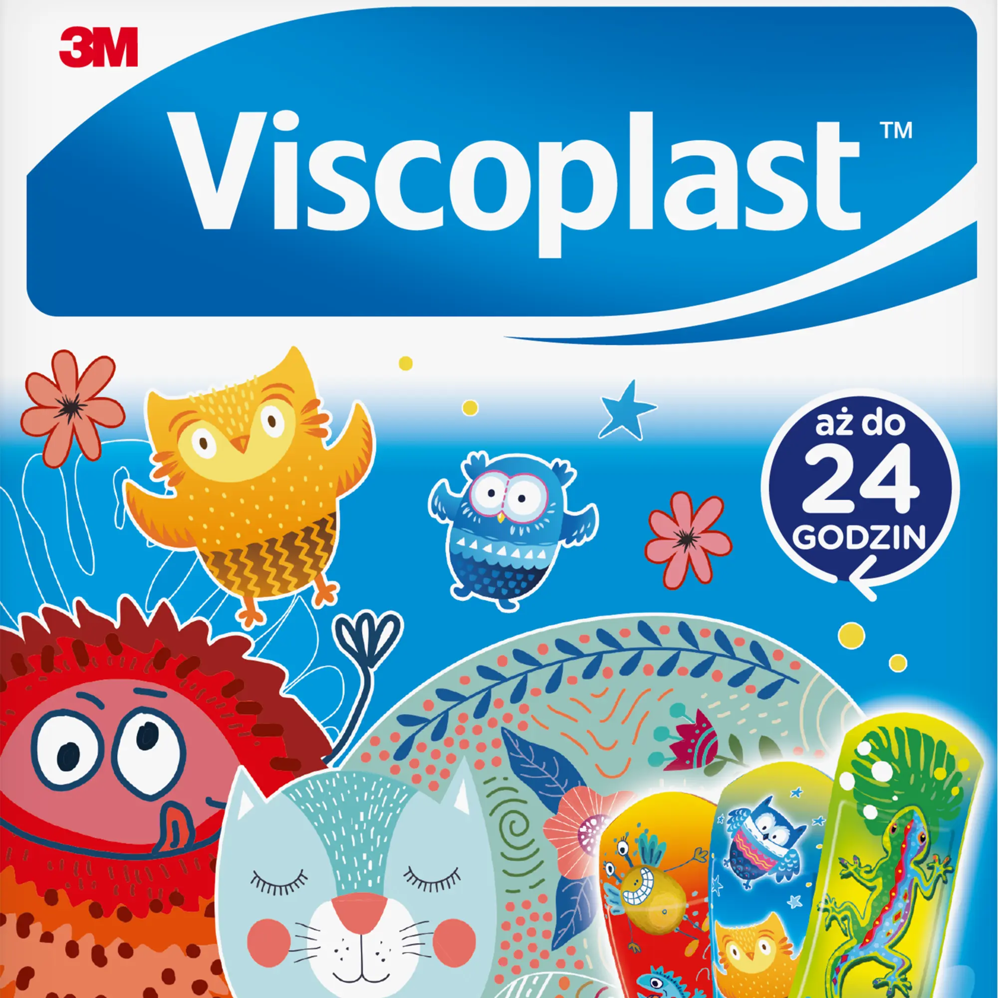 Viscoplast plastry dziecięce zwierzaki 20 sztuk zdjęcie