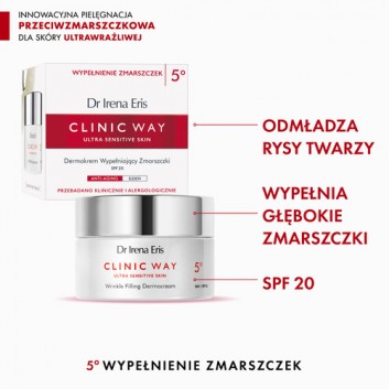 Dr Irena Eris Clinic Way 5° Dermokrem wypełniający zmarszczki na dzień 50 ml