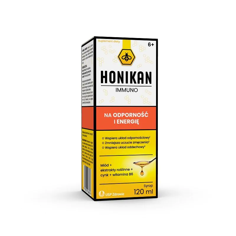 Honikan Immuno syrop na odporność energię 120 ml zdjęcie