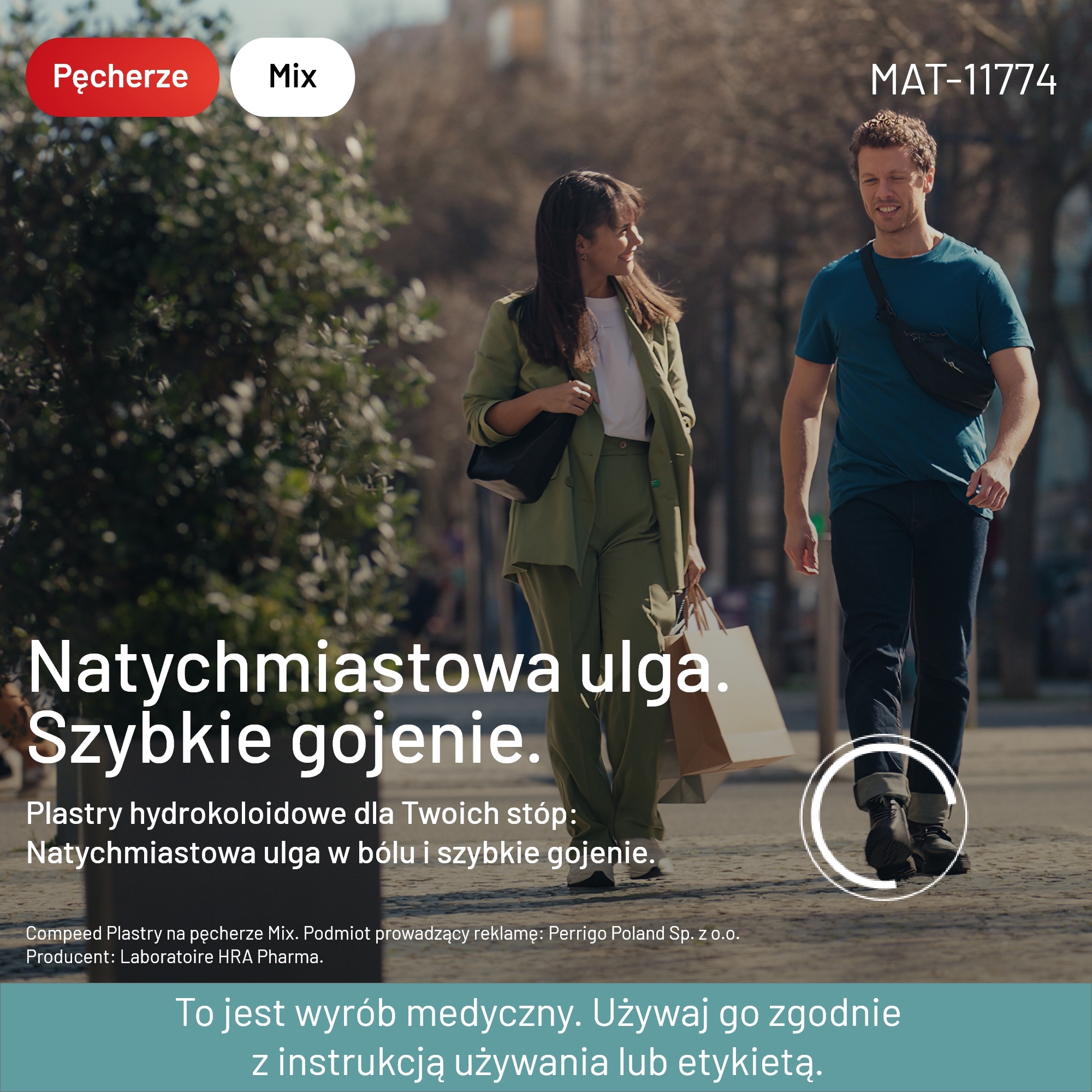 Compeed Pęcherze plastry do stóp mix 5 sztuk