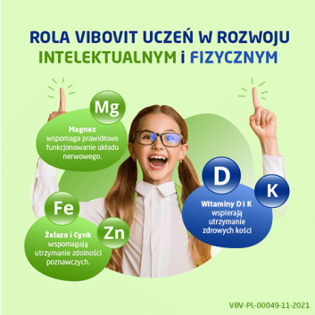 VIBOVIT UCZEŃ Witaminy + Żelazo, 30 tabletek