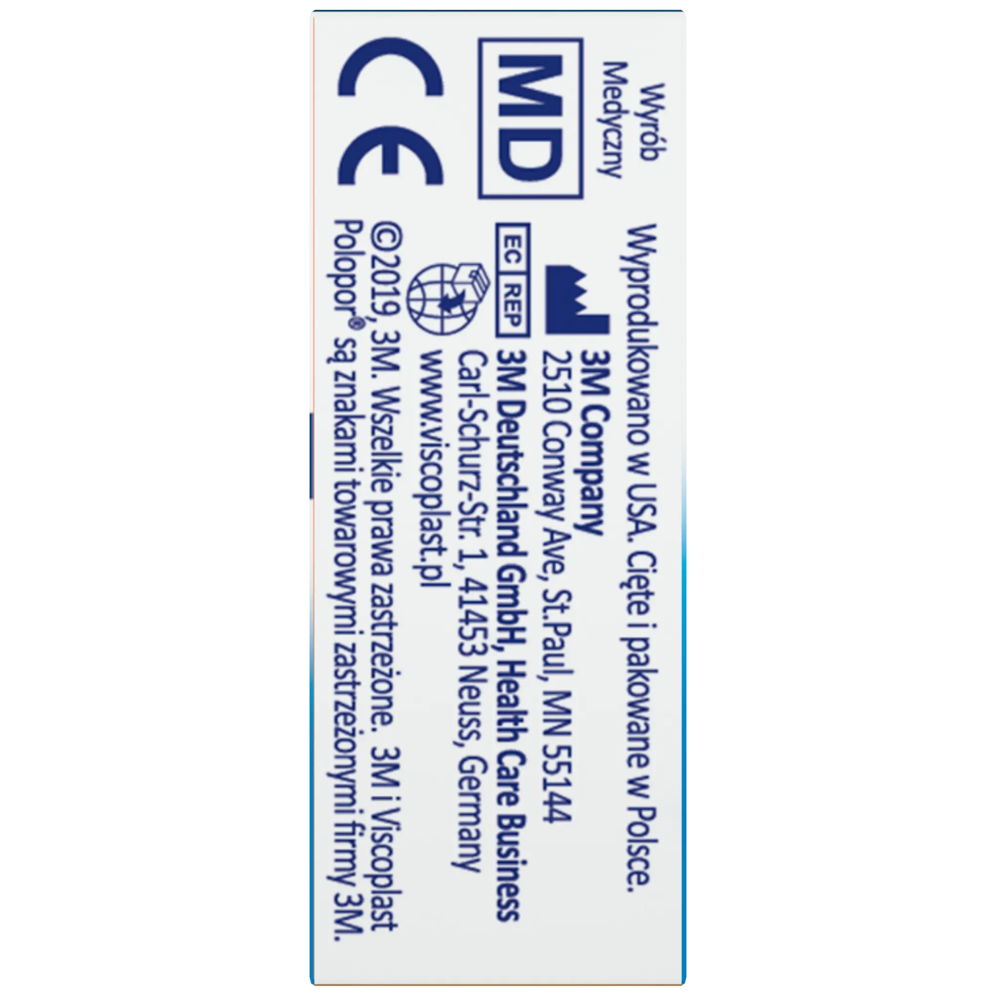 VIscoplast Pierwsza pomoc Polopor przylepiec włókninowy 5m x 12,5mm 1 sztuka