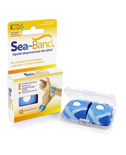 Sea-Band Opaski przeciw mdłościom dla dzieci niebieskie, 2 szt. zdjęcie