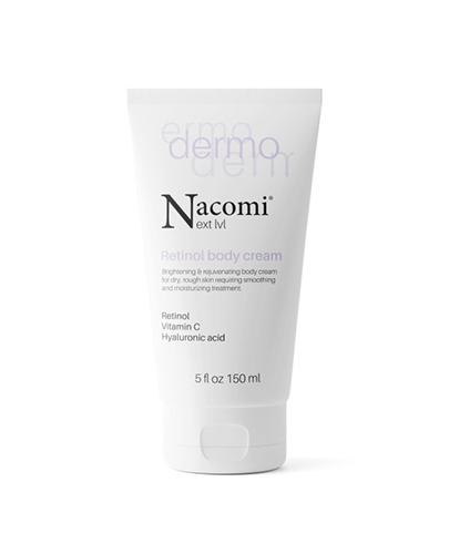 Nacomi Next Lvl Dermo rozjaśniająco-odmładzający krem do ciała z retinolem i witaminą C 150 ml zdjęcie