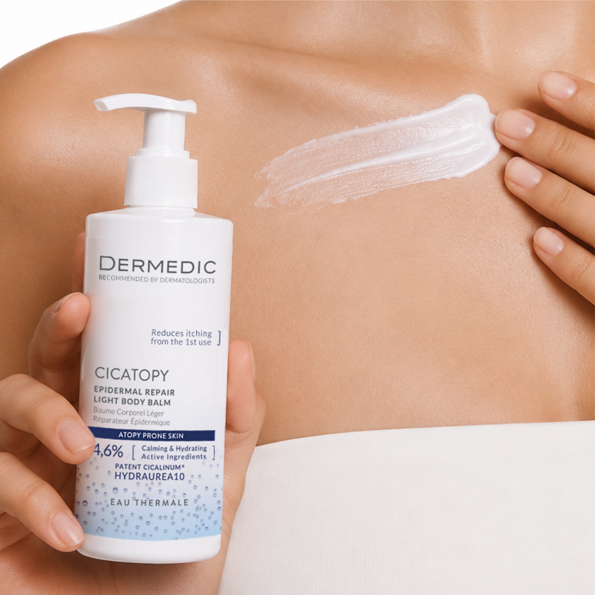 Cicatopy, lekki balsam do ciała odbudowujący naskórek, 300 ml