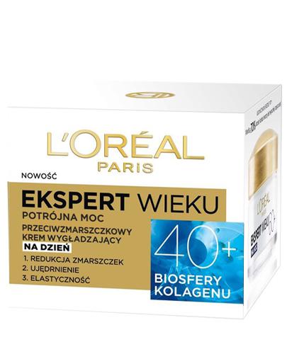L'OREAL EKSPERT WIEKU Przeciwzmarszczkowy krem wygładzający na dzień 40+, 50 ml zdjęcie