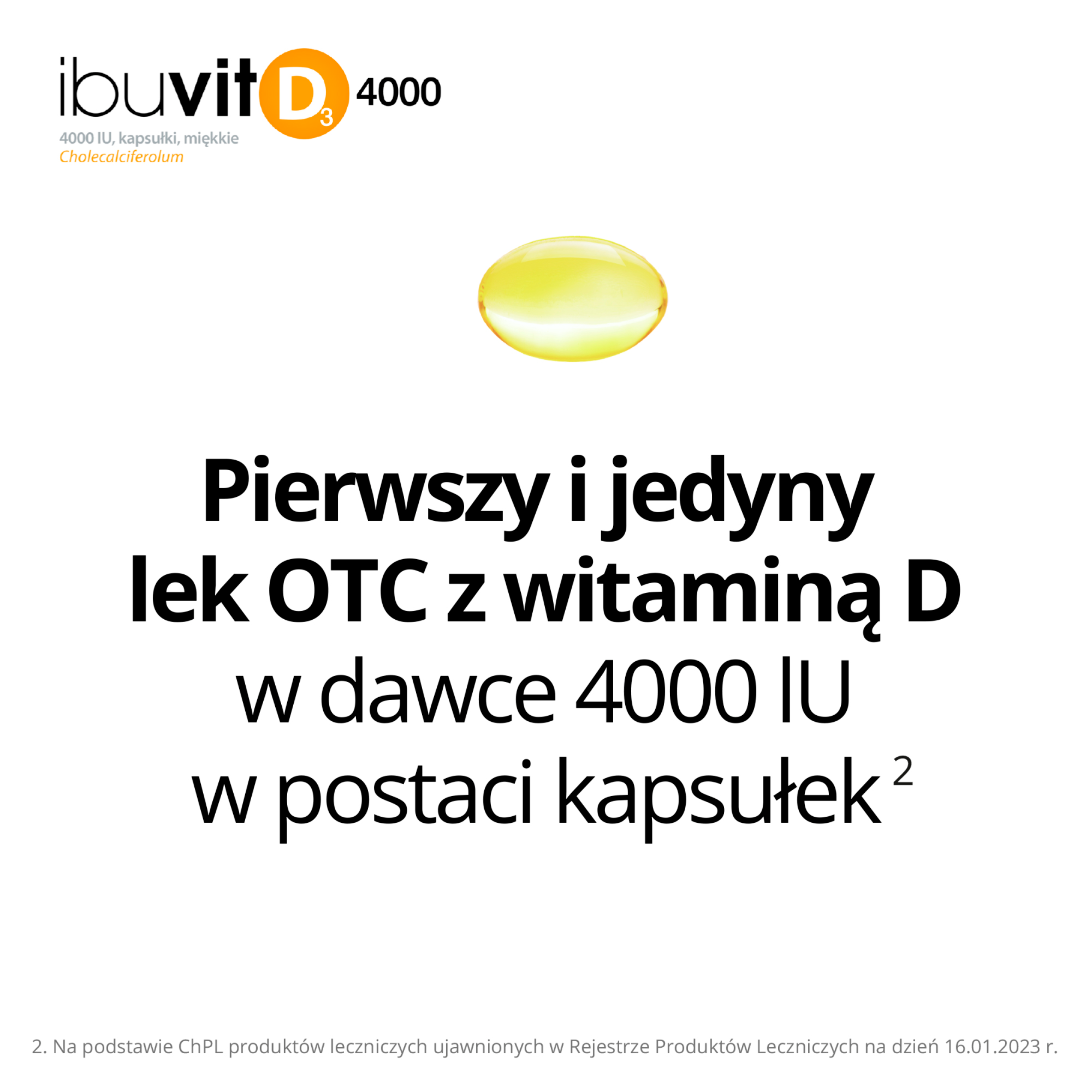 Ibuvit D3 4000 IU 60 kapsułek