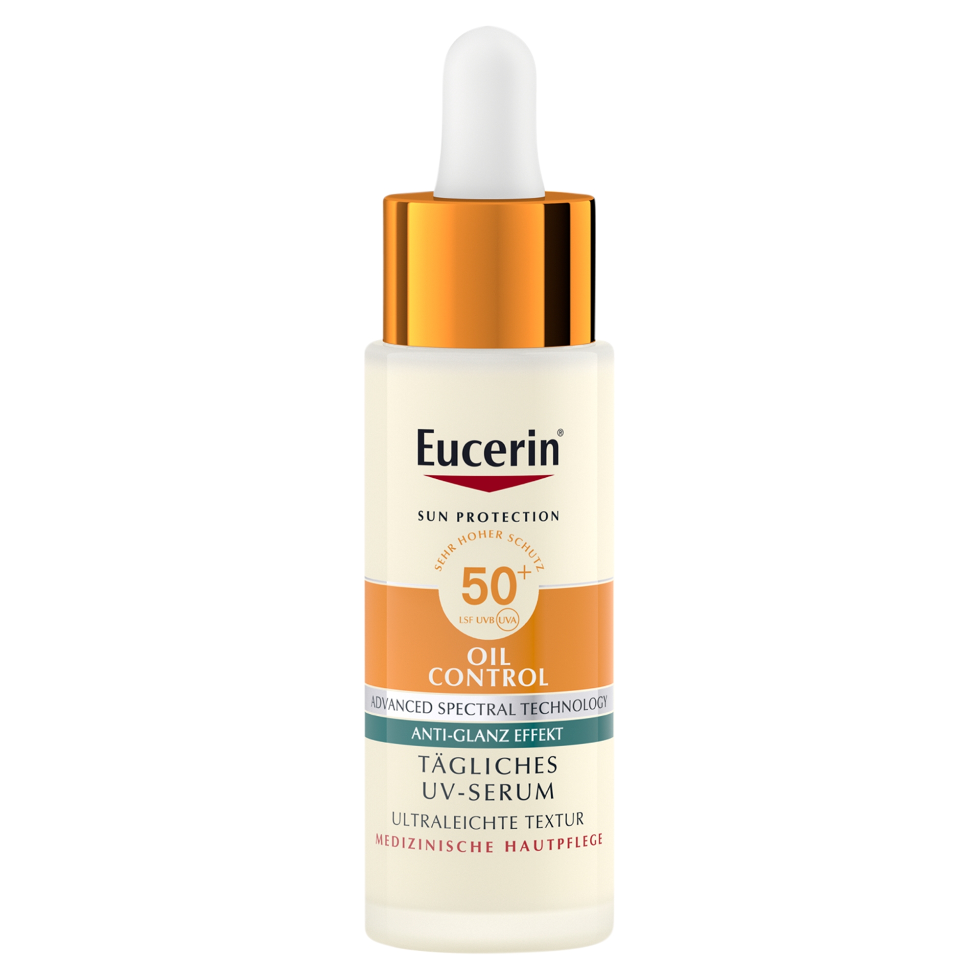 Eucerin Oil Control SPF 50+ Dry Touch, Ultralekkie serum UV, 30 ml zdjęcie