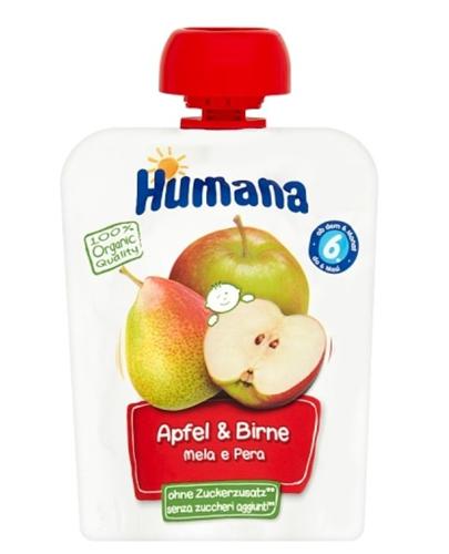 Humana Organic jabłko i gruszka po 6 miesiącu 90 g zdjęcie