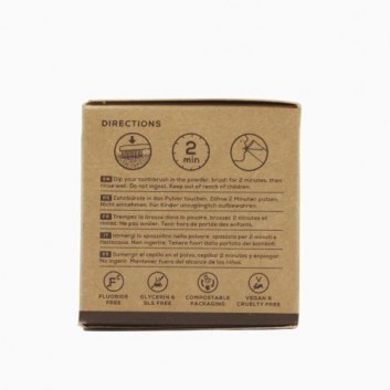 Georganics, Proszek do czyszczenia zębów, Activated Charcoal, 60 ml