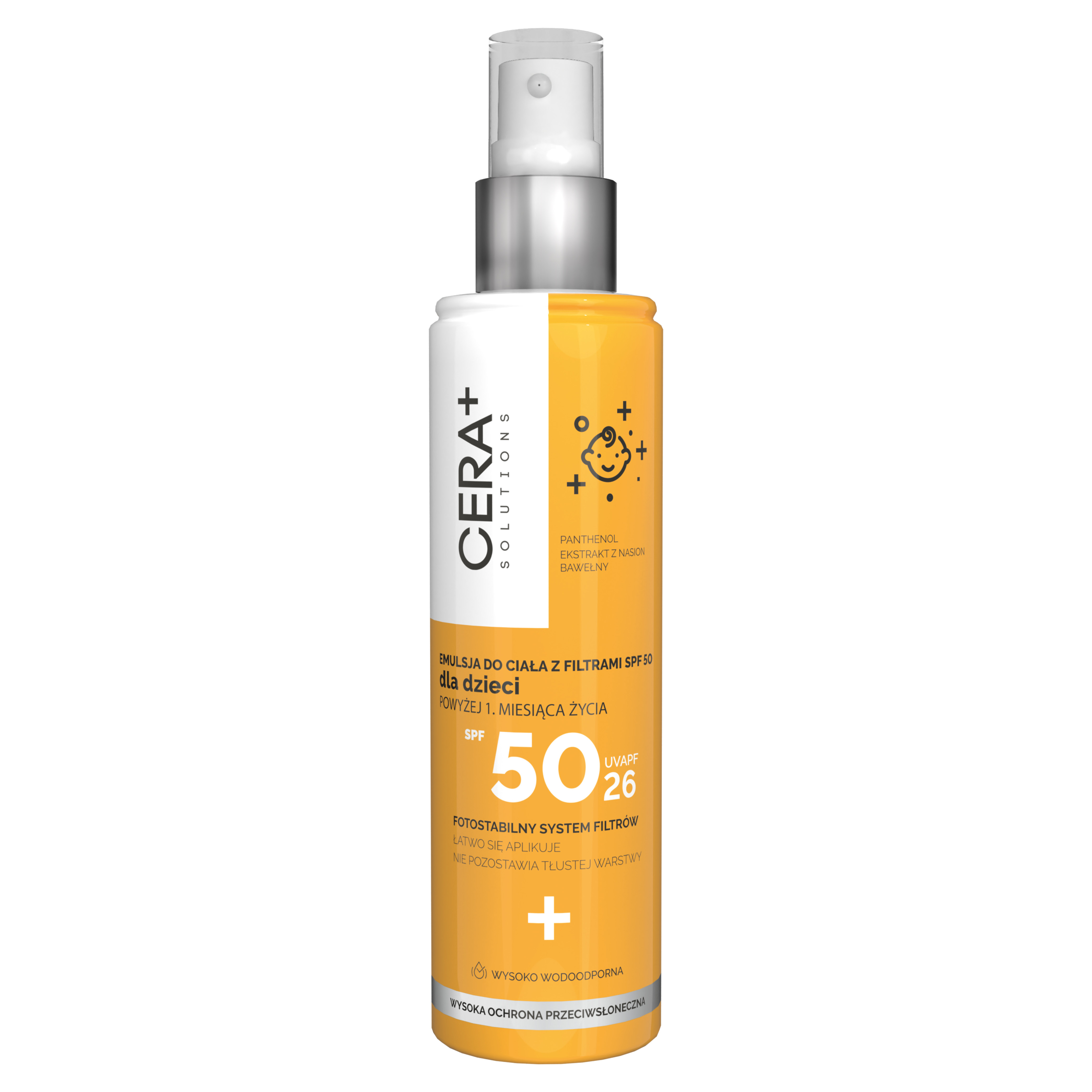 Cera+ Solutions emulsja do ciała SPF50 dla dzieci 1m+ 150 ml zdjęcie