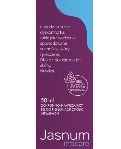Jasnum Inticare Żel do pielęgnacji okolic intymnych ochronno-nawilżający, 50 ml zdjęcie