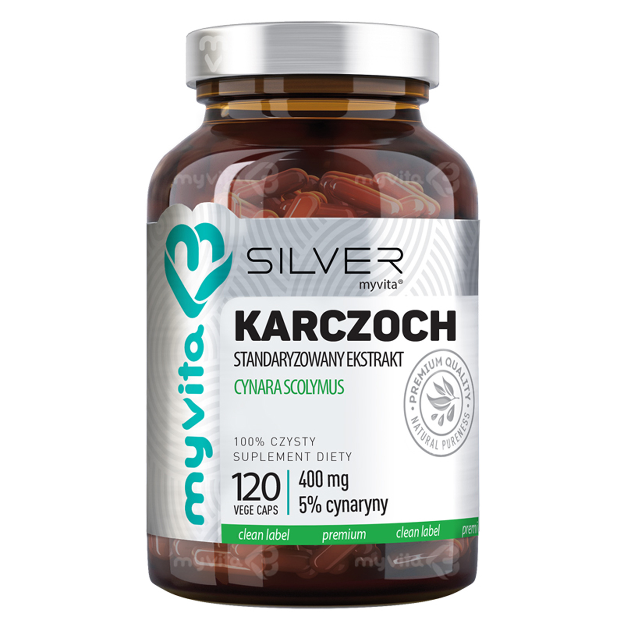 MyVita Silver Karczoch 400 mg - 120 kaps. zdjęcie