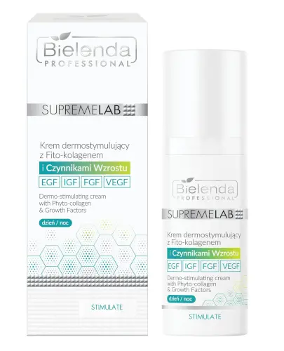 Bielenda Professional SupremeLab Krem dermostymulujący z fito-kolagenem i czynnikami wzrostu 50 ml zdjęcie