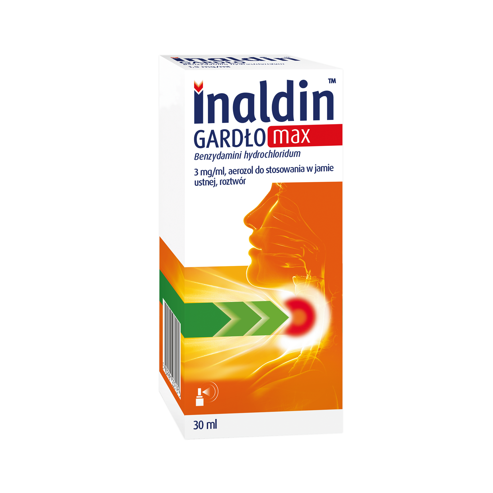 Inaldin Gardło MAX, 30 ml zdjęcie