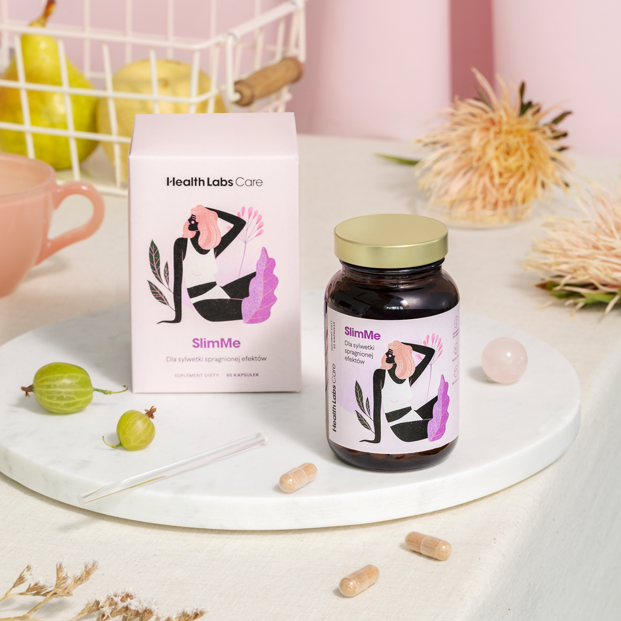 Health Labs Care, SlimMe, kapsułki, 60 sztuk