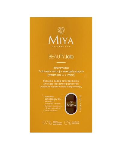 MIYA BEAUTY.lab Intensywna 7-dniowa kuracja energetyzująca, witamina C+imbir, 7 x 1,5 ml zdjęcie