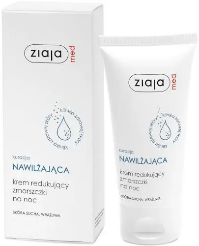 Ziaja Med kuracja nawilżająca krem redukujący zmarszczki na noc, 50 ml zdjęcie