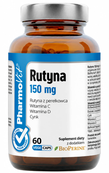 PharmoVit Rutyna 150 mg, 60 kapsułek zdjęcie