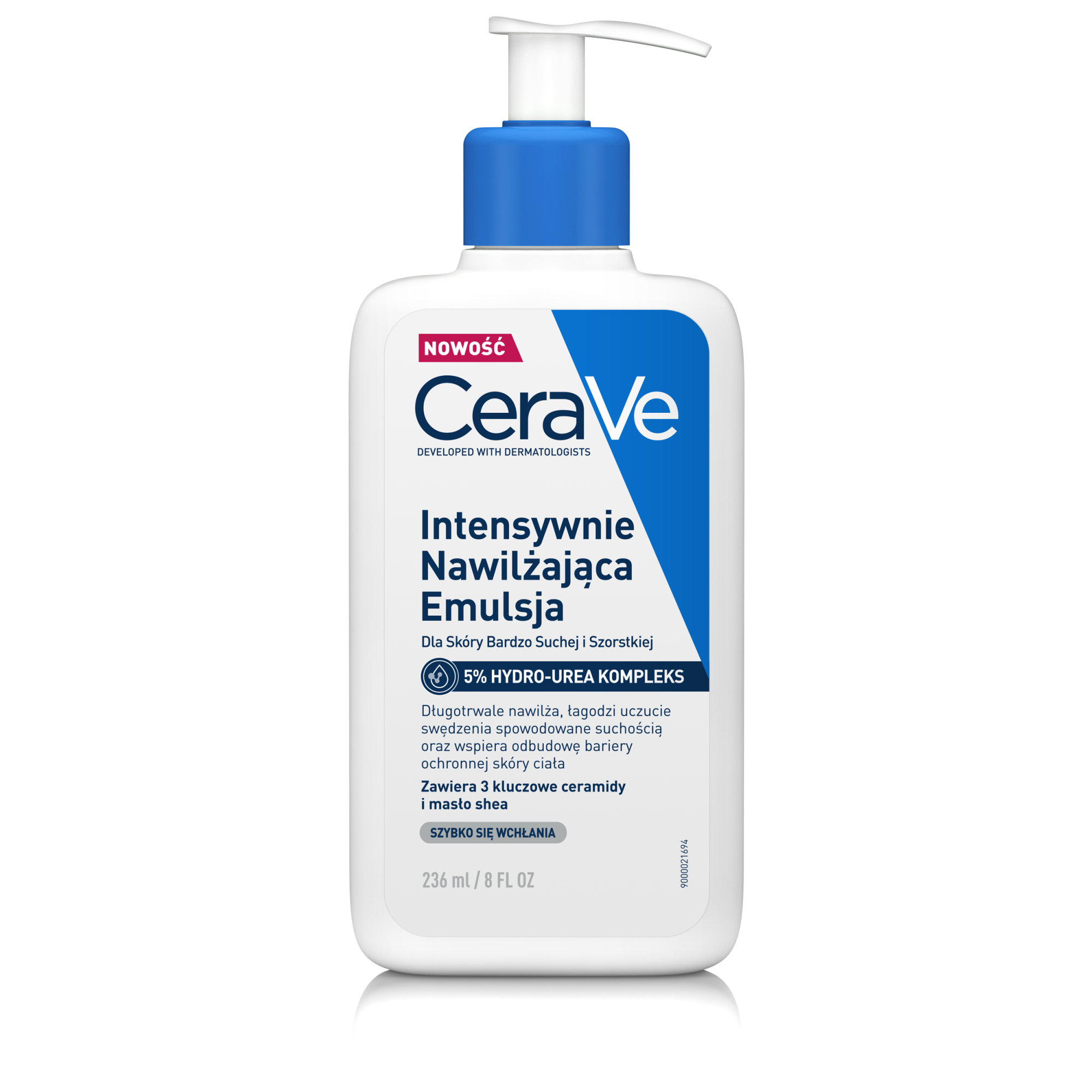 CeraVe, Emulsja intensywnie nawilżająca hydro-urea 5%, 236 ml zdjęcie