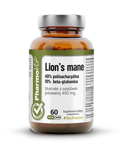 Pharmovit Lion's Mane 40% polisacharydów 10% beta-glukanów, 60 kapsułek Vcaps zdjęcie