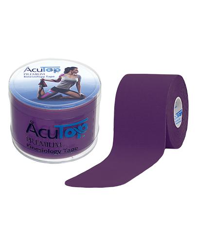AcuTop Premium Kinesiology Tape 5 cm x 5 m fioletowy, 1 sztuka, cena, opinie, stosowanie zdjęcie