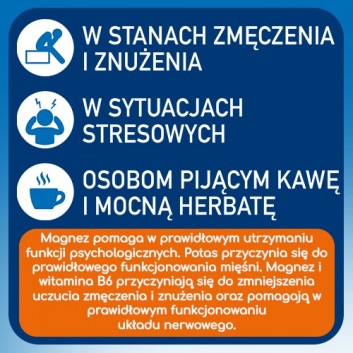 Plusssz Magnez Forte Cytrynian smak pomarańcza-marakuja 24 tabletek musujących