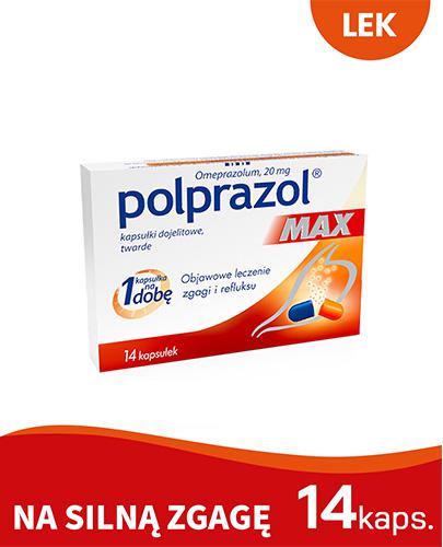 Polprazol Max, 20 mg, kapsułki dojelitowe, twarde, 14 sztuk zdjęcie