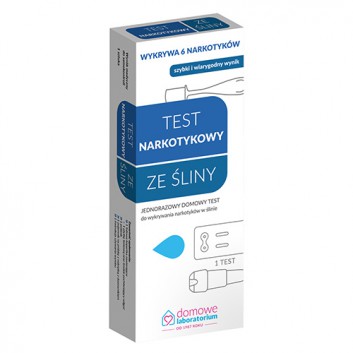 Test narkotykowy ze śliny - 1 sztuka