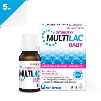 MULTILAC BABY Synbiotyk krople, 5 ml
