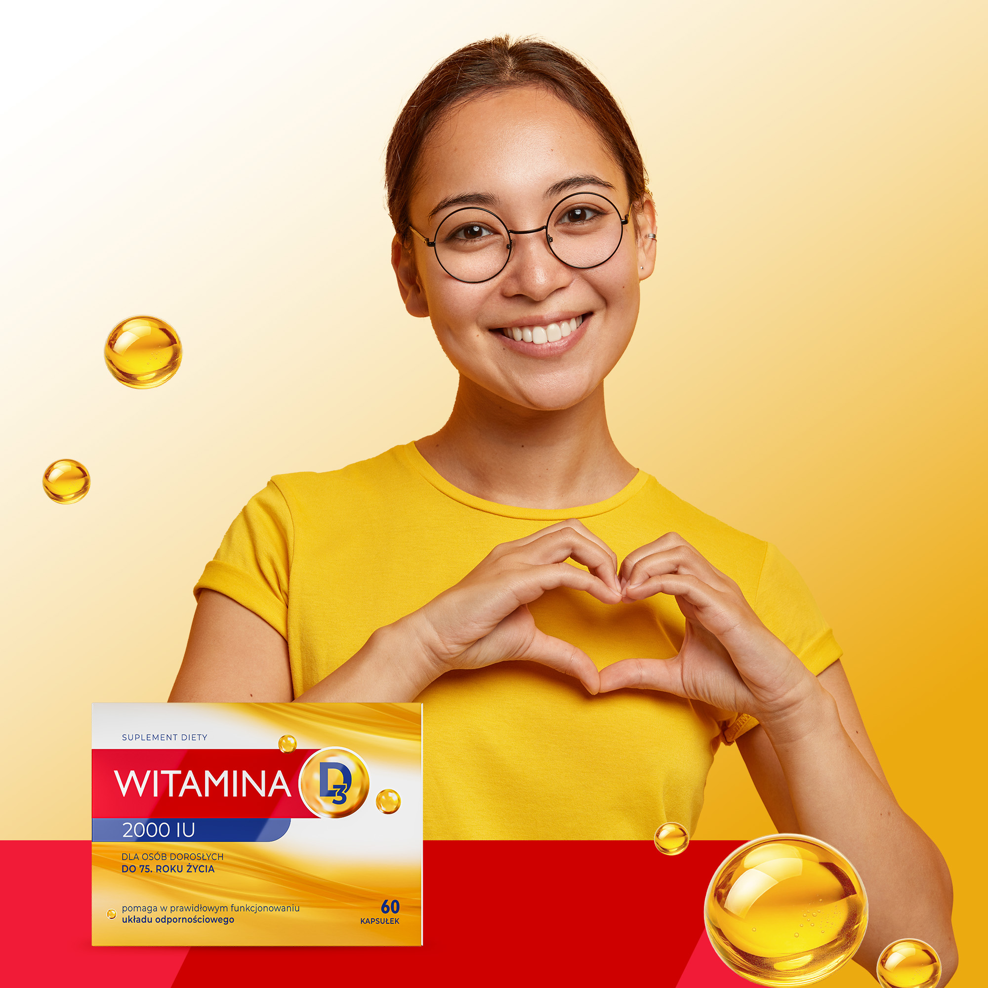 Witamina D3 2000 IU, kapsułki, 60 sztuk