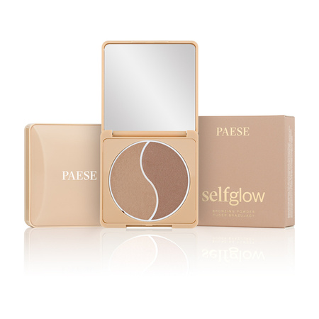 Paese Selfglow puder brązujący Medium, 6 g