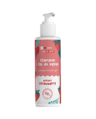 Hiskin Szampon & żel do mycia ciała 2w1 z ekstraktem truskawek i malin 280 ml zdjęcie