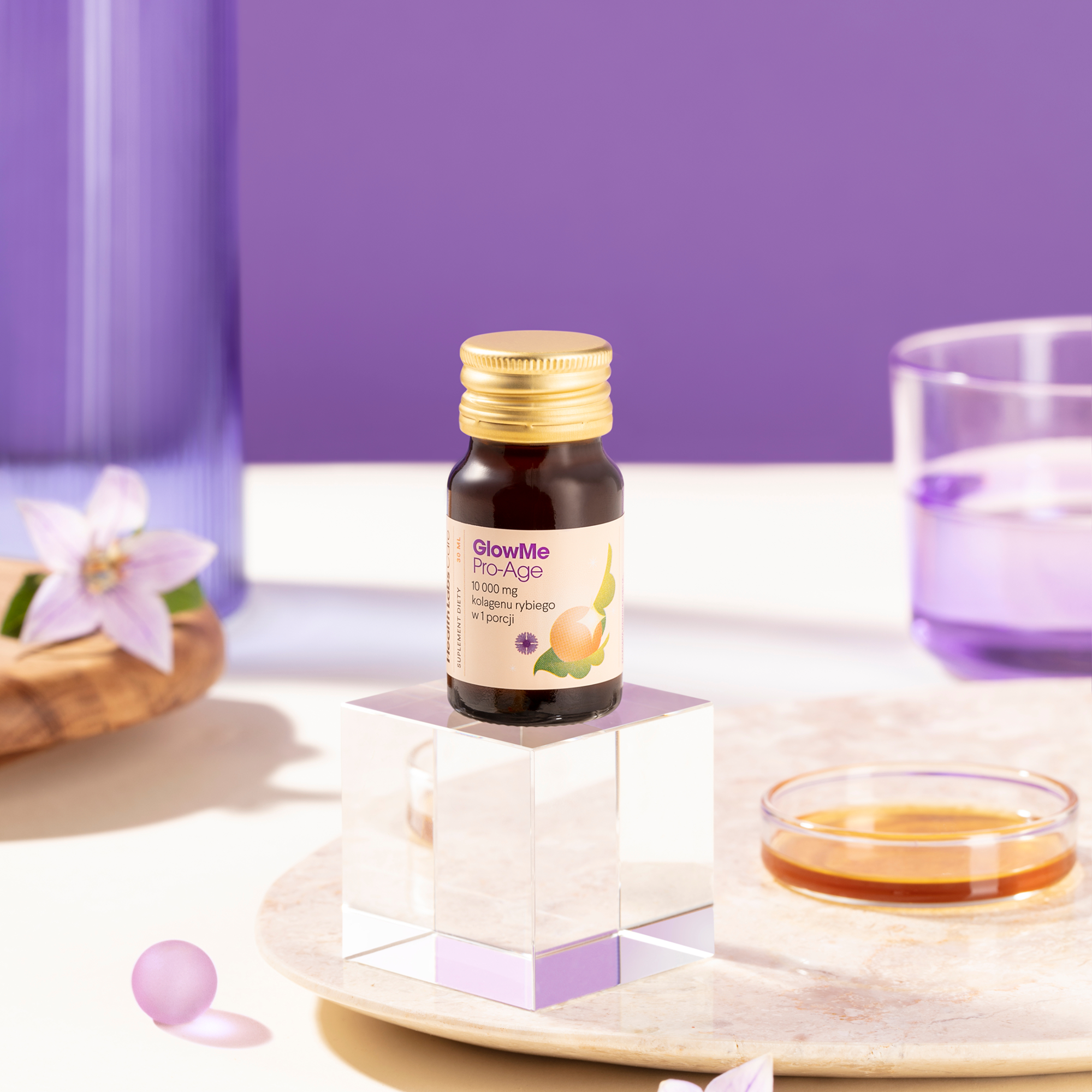 Health Labs Care, GlowMe, smak ananas-mango, saszetki, 30 sztuk